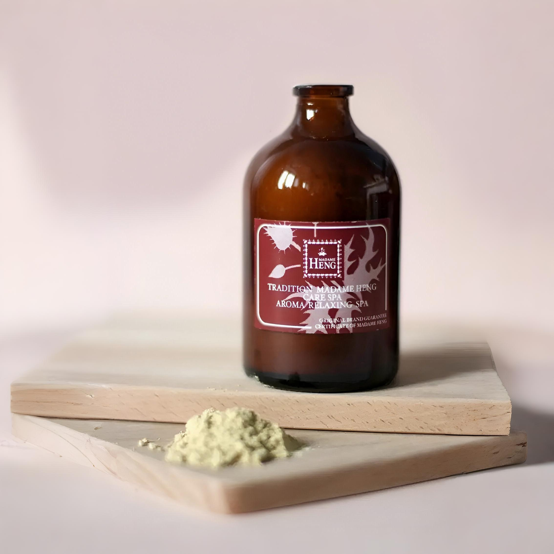 Mască pudră naturală cu turmeric, ghimbir și plante medicinale, 50g - imagine 3