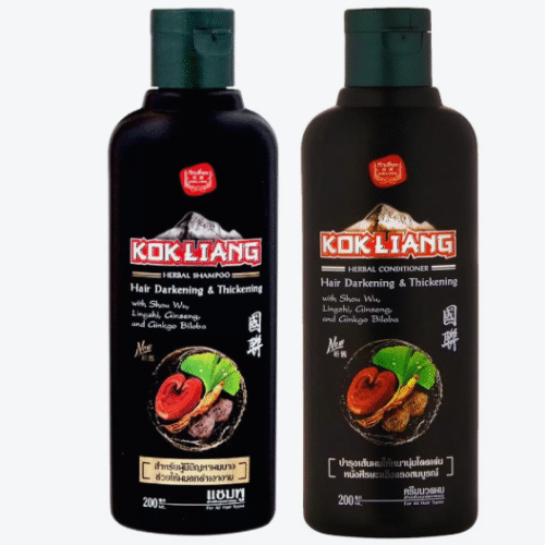 Șampon și Balsam Kokliang pentru prevenirea părului sur, (2x200ml)