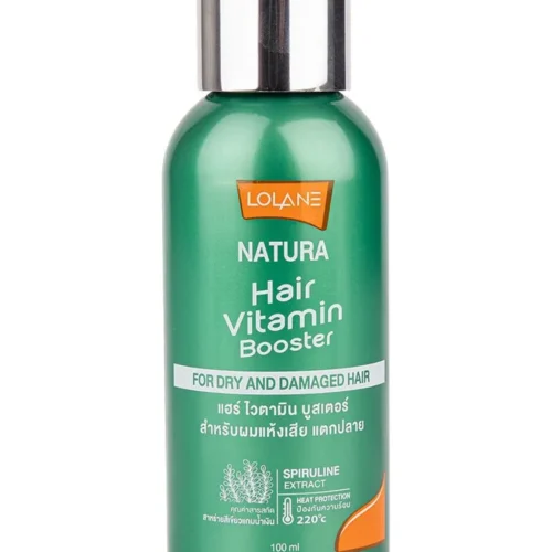 LOLANE Natura Hair Vitamin Booster pentru păr uscat și deteriorat (Green) 100 ml