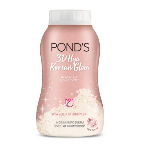 POND’S 3D Hya Korean Glow – Pudră Iluminatoare cu Acid Hialuronic (45 g)