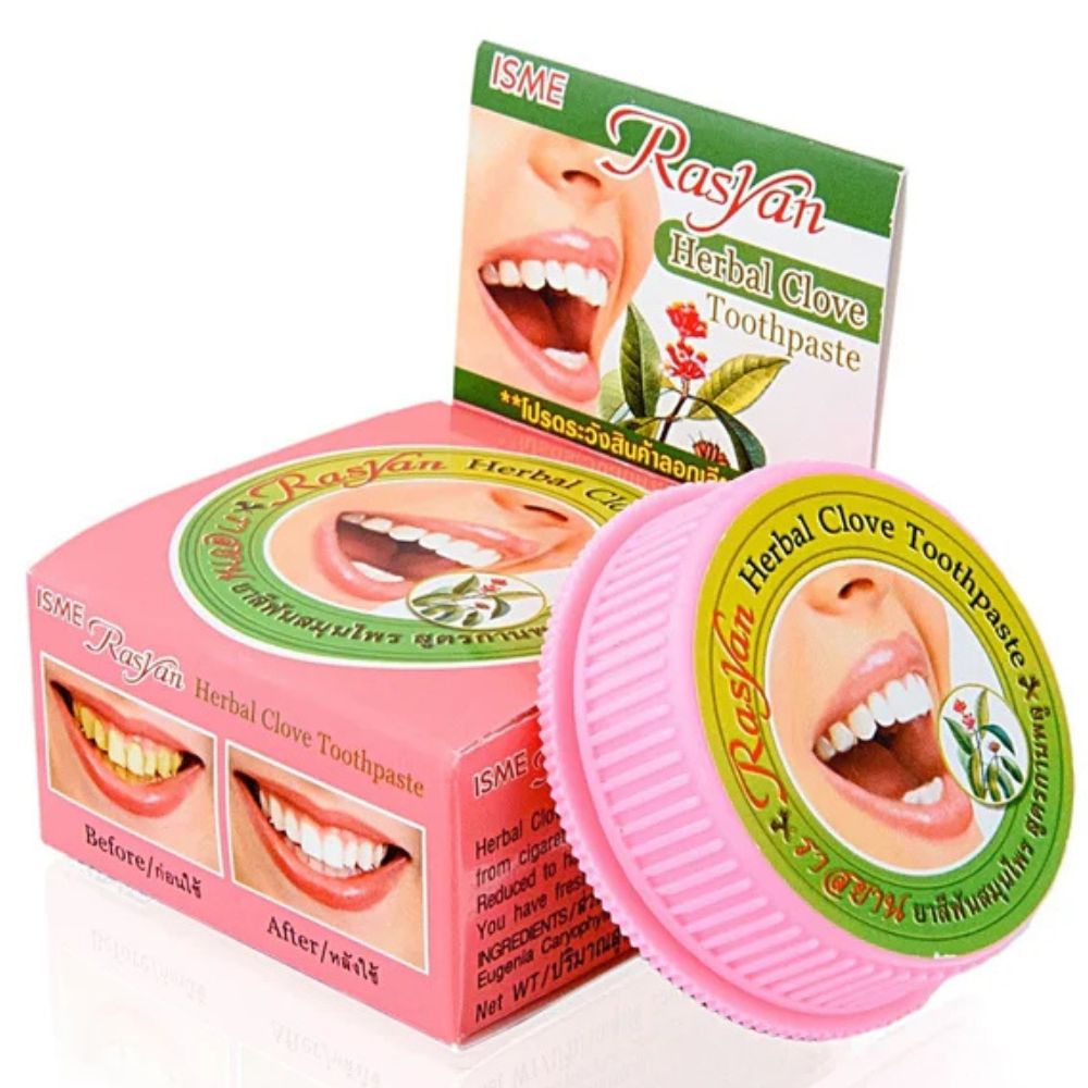 ISME Rasyan Herbal Clove Toothpaste – Pastă Dentară cu Cuișoare (25 g)