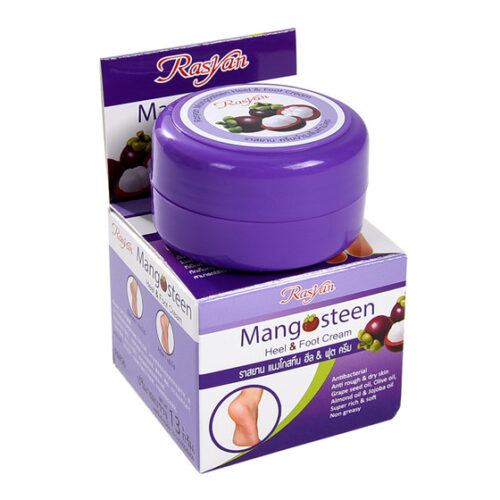 ISME Rasyan Mangosteen Heel & Foot Cream – Cremă pentru Călcâie și Tălpi cu Mangostan (13 g)