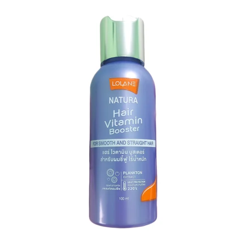 LOLANE Natura Hair Vitamin Booster pentru păr neted și drept (purple) 100 ml