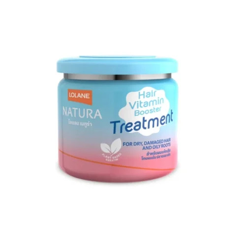 LOLANE Natura Hair Vitamin Booster Treatment pentru păr uscat, deteriorat și rădăcini grase 250 g